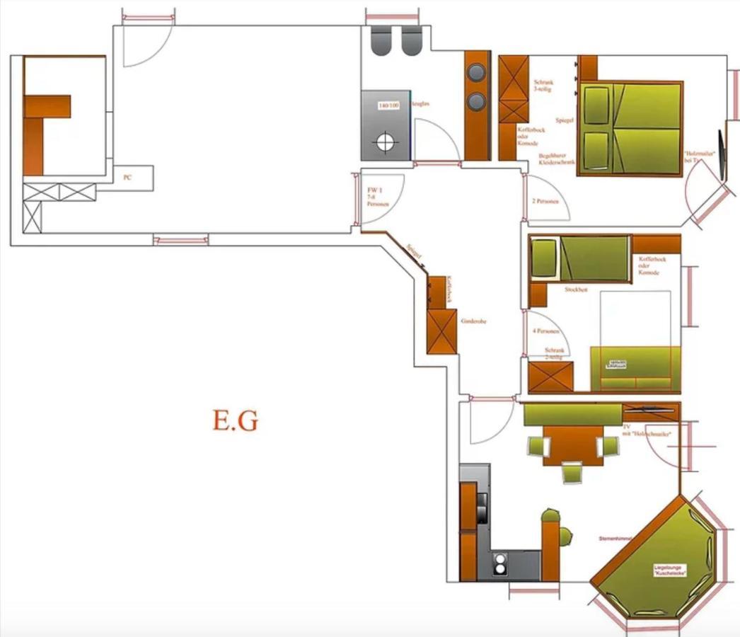 Haughof Apartement Blumenwiese Voran Exterior foto